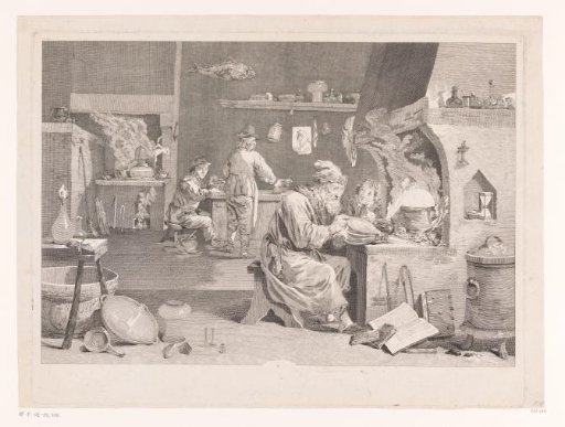 Alchemist in his workshop