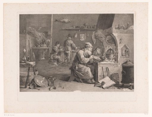 Alchemist in his workshop
