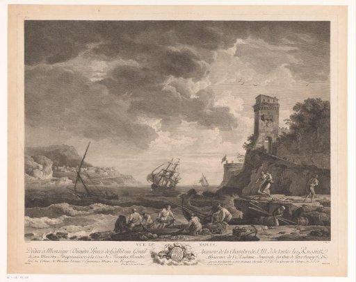 Fishermen on the coast at Naples