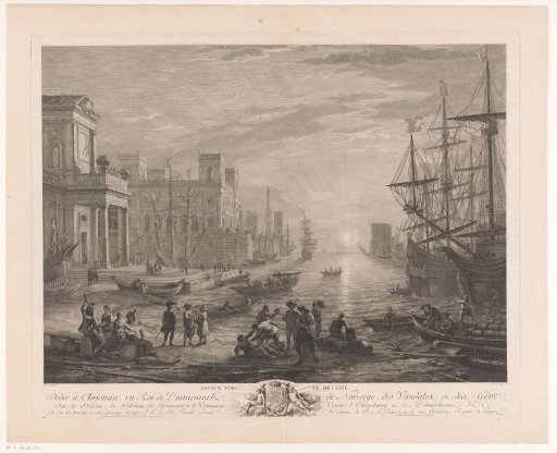 View of the old harbour of Messina
