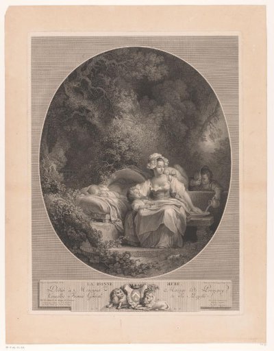 Mother with Three Small Children
