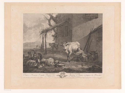 Milking shepherdess