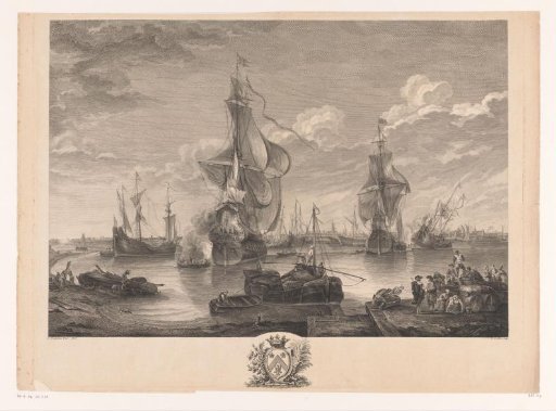 View of the harbour of Bruges