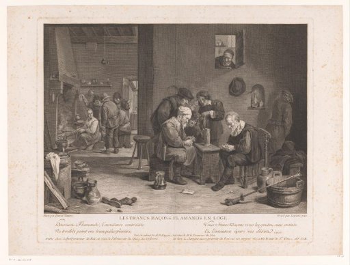 Tavern Interior with Figures Playing Cards