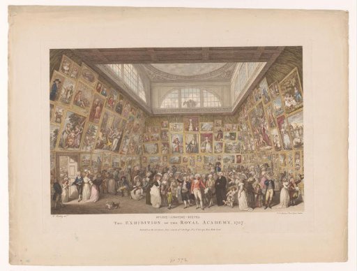 Exhibition at the Royal Academy in London in 1787
