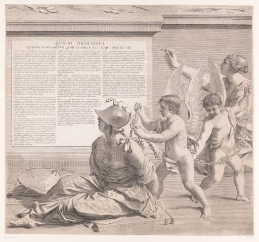 Thesis on Theology by Antoine Talon (right-hand part)