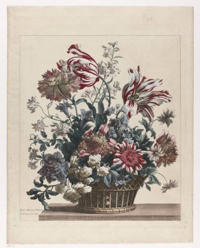 Basket with Flowers