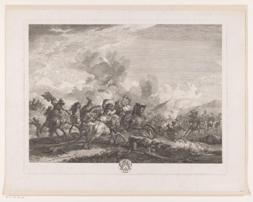 Riders on a battlefield