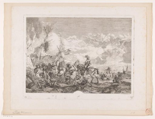 Figures in a camp