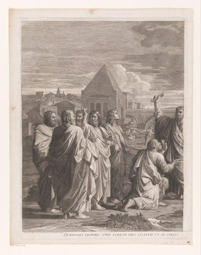 Christ Giving the Keys to Peter (left part)