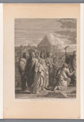 Christ Giving the Keys to Peter (left part)