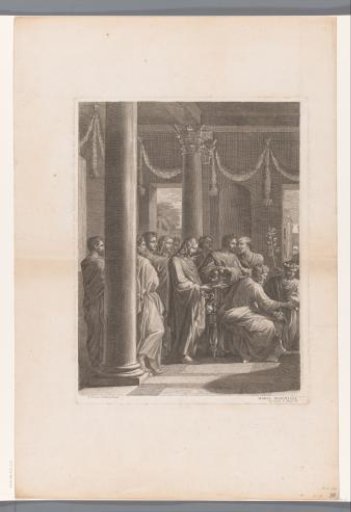 The Marriage of Mary and Joseph (left part)