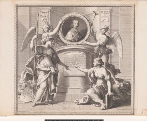 Allegorical portrait of Giulio Raimondo Mazarino