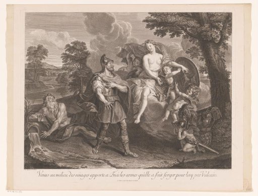 Venus Presents Aeneas with His Armour
