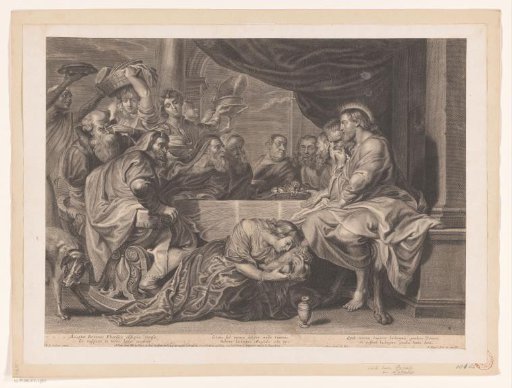 Mary Magdalene Washing the Feet of Christ
