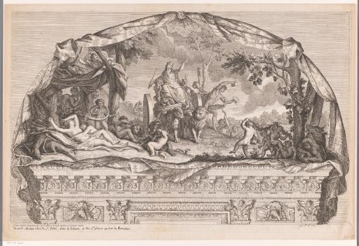 Cybele on a triumphal chariot drawn by lions