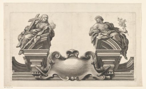 Sacrifice on the Temple Square in a monumental frame (upper middle part)