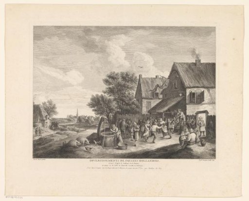 Peasant company before an inn