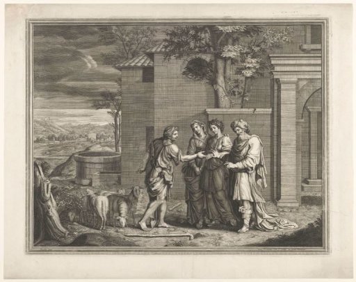 Jacob asks Laban for the hand of Rachel
