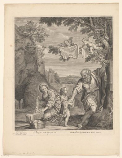 Holy Family with the Virgin Mary Washing