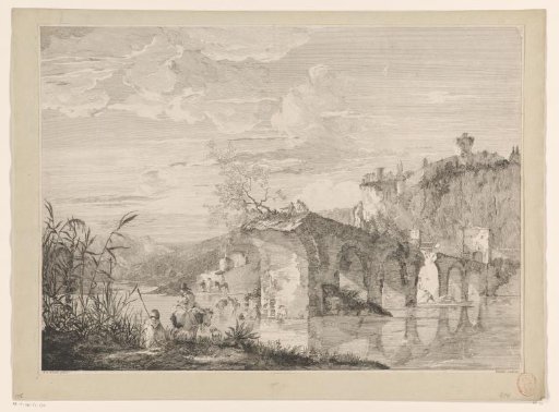 River Landscape with a Ruined Castle