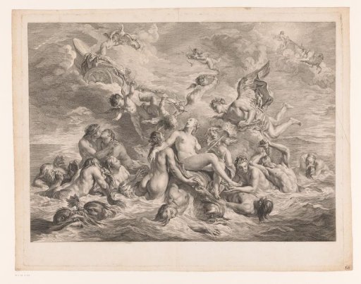 Sea gods and dolphins