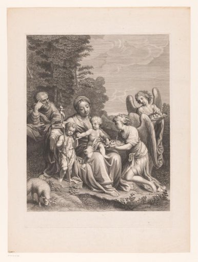 Holy Family with John and angels