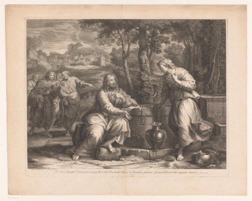 Christ and the Samaritan woman at the well