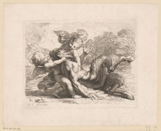 Pan Overcome by Cupids
