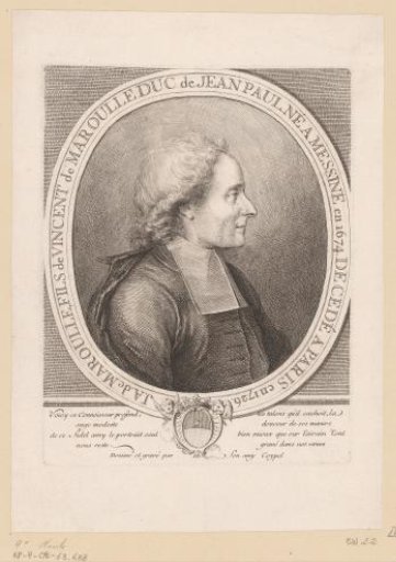 Portrait of Jean Antoine de Maroulle