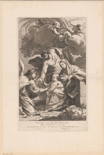 Holy Family with Angels