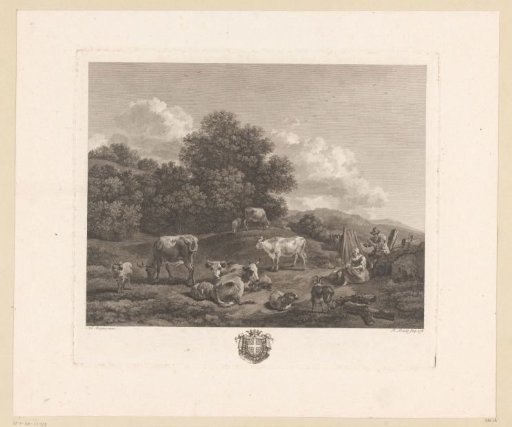 Landscape with Shepherds and Cattle