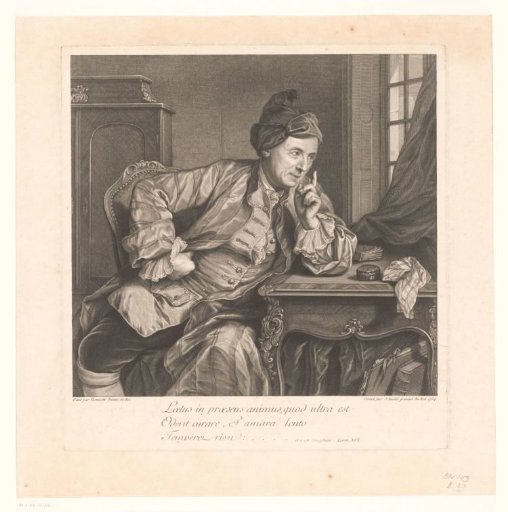 Portrait of Jean Vincent Capronnier de Gauffecourt