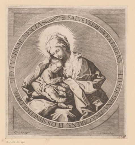 Mary with the Christ Child on her lap