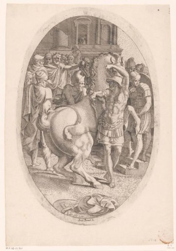 Alexander tames Bucephalus