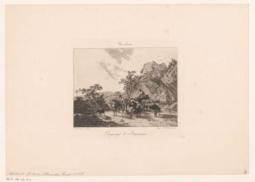 Landscape with shepherds and a flock