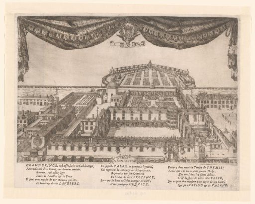 View of the ducal palace in Nancy