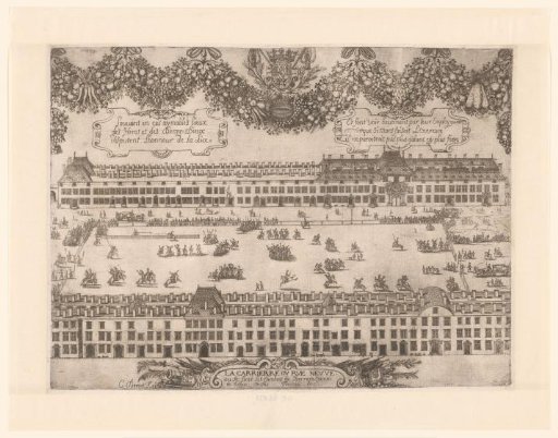 View of La Carrière or the Rue Neuve in Nancy