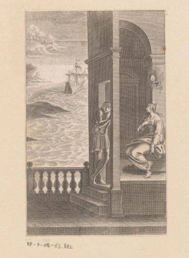 Theagenes and Chariclea after the departure of Calasiris