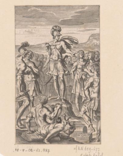Harangue of Thiamis and his companions