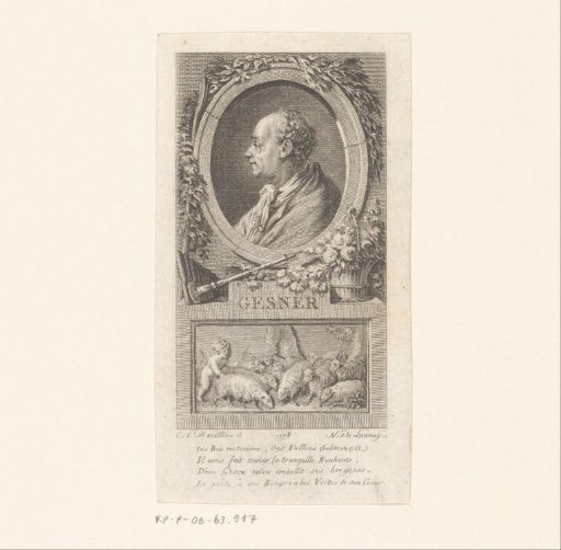 Portrait of Salomon Gessner
