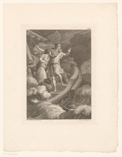 Germanicus during a storm on the North Sea, 16