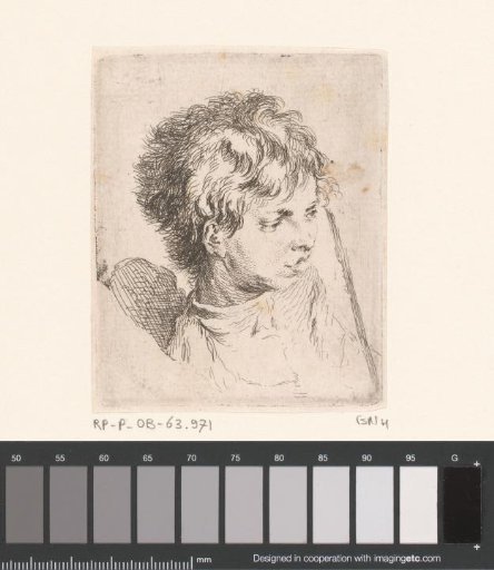 Head of a Boy with a Stick