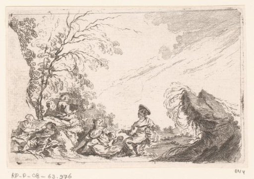 Landscape with Resting Figures