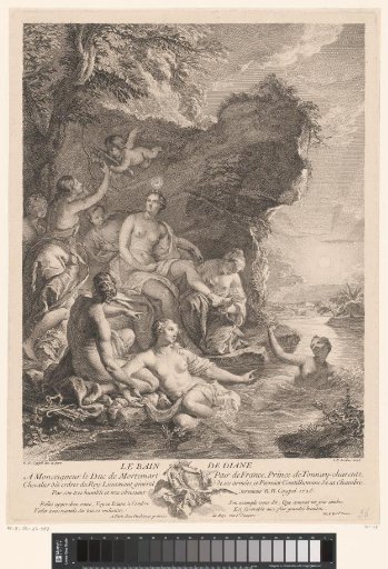 Bathing Diana with her Nymphs