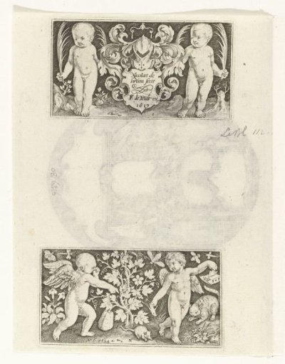 Two Friezes with Putti and Cherubs