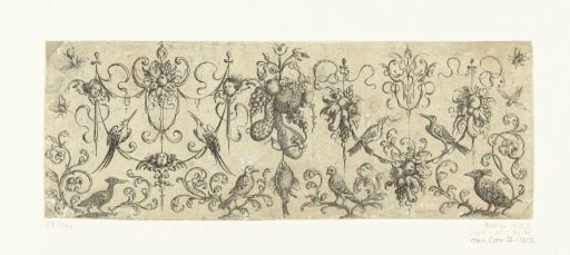 Garlands with fruits and cherubs