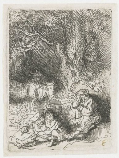 The sleeping herdsman