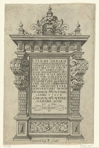 Title Page: Etliche zierliche und underscheidliche termen