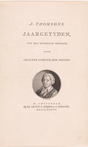 Portrait of James Thomson